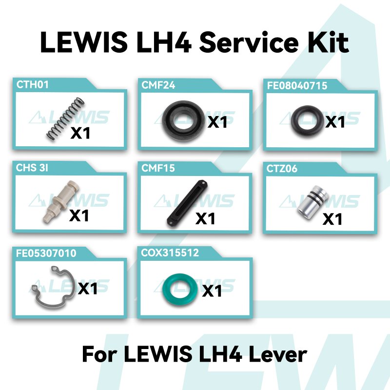 Lewis LH4 Service Kit For LH4 Lever And Caliper